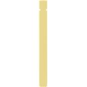 Potelet forme Gorge en 1200mm / diamètre 76 RAL 1015 - beige